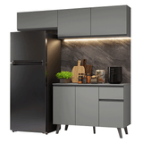Cocina compacta 200cm Gris Nice Madesa 03XA