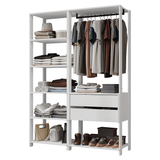 Placard Ropero Modulado 2 Cajones 129 cm Blanco Valencia Madesa