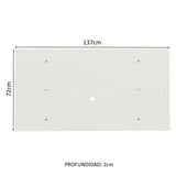 Panel de TV hasta 65 Pulgadas Madesa Blanco