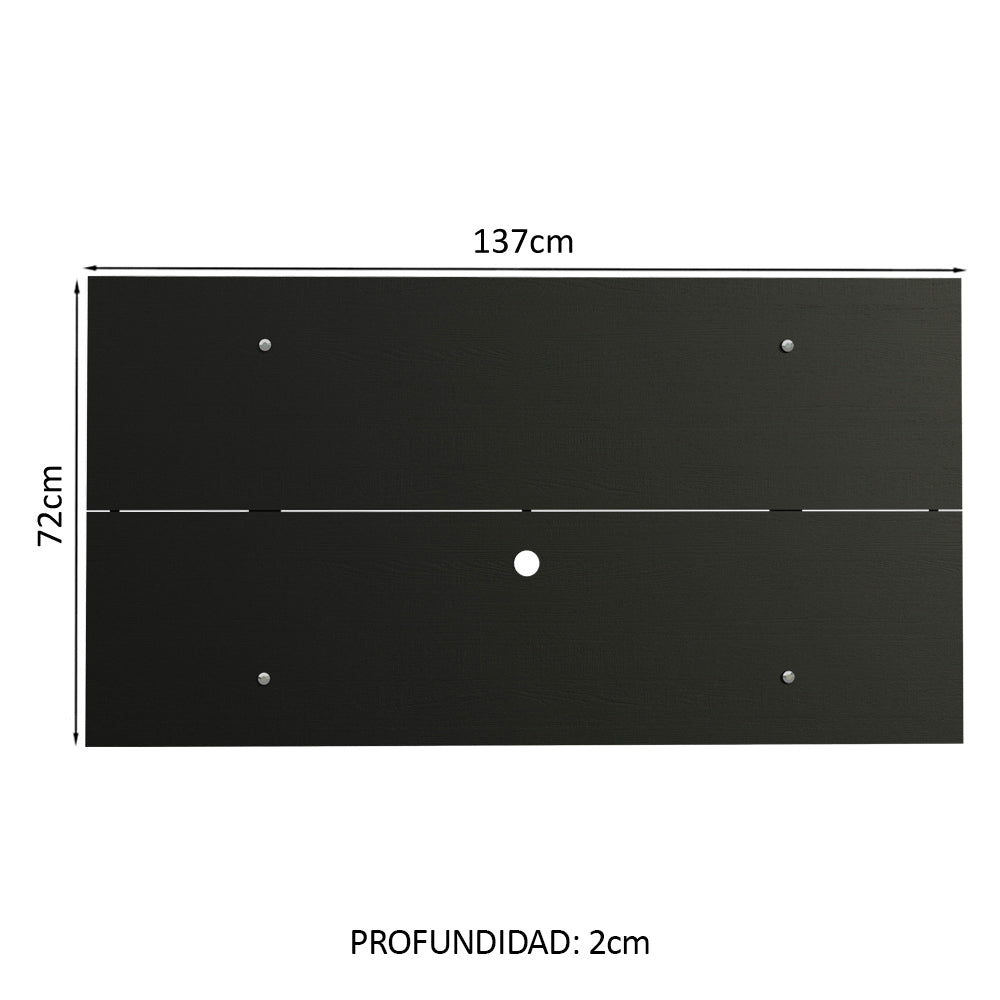 Panel para TV hasta 55 Pulgadas Madesa Negro