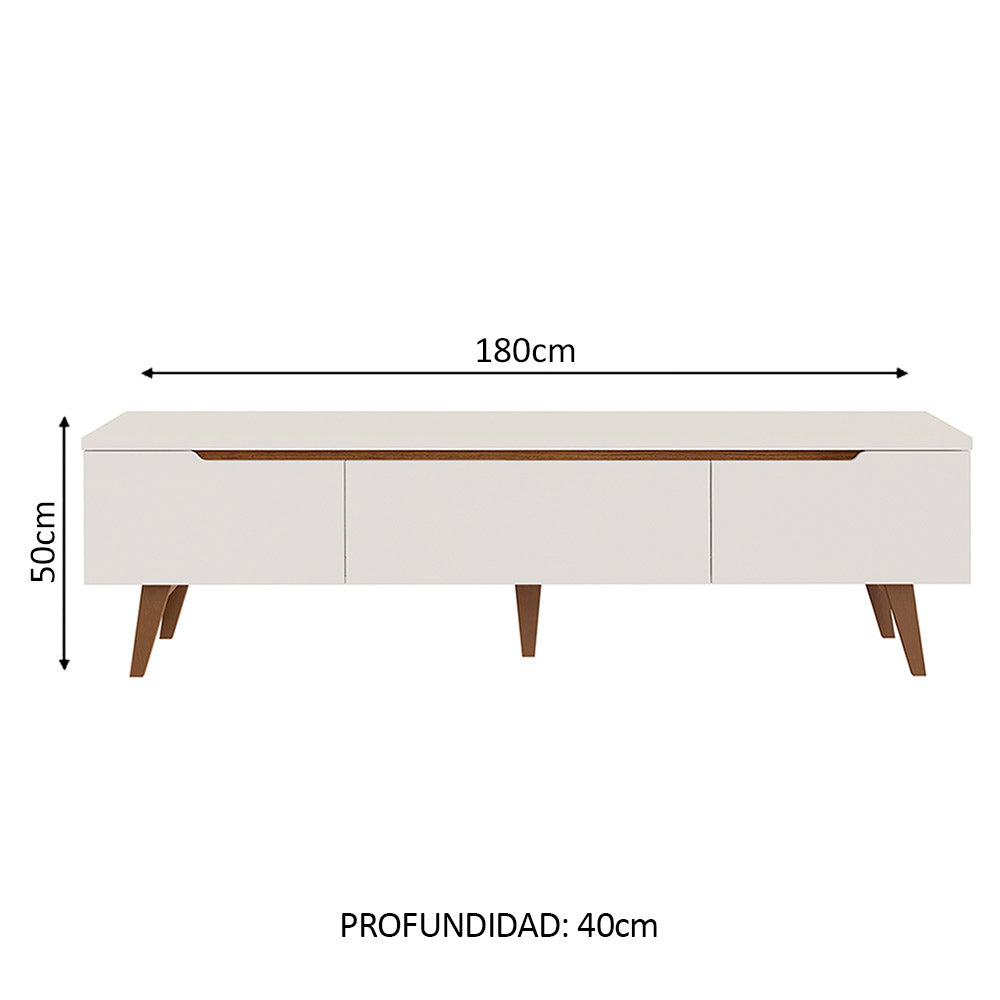 Rack para TV Reims Hasta 75 Pulgadas Blanco
