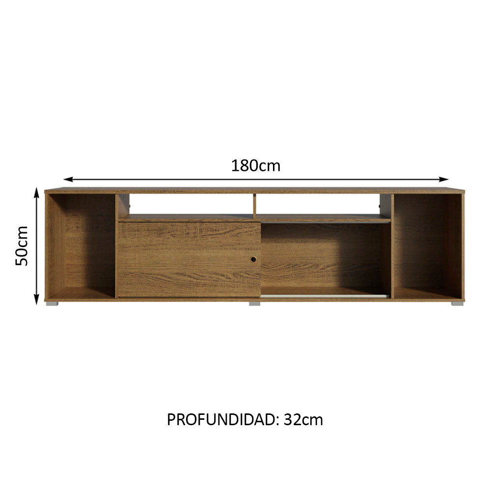 Rack para TV hasta 65 Pulgadas Madesa Cancun Marrón