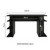 Escritorio Gamer para Computadora Negro