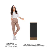 Bajo Mesada Cocina 35 x 60 cm 1 Puerta (Con Mesada) Marrón/Negro Agata Madesa