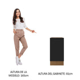 Bajo Mesada Cocina 40 x 60 cm 1 Puerta (Sin Mesada) Marrón/Negro Agata Madesa