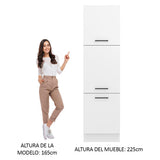 Despensero 60 x 60 cm 3 Puertas Blanco Agata Madesa