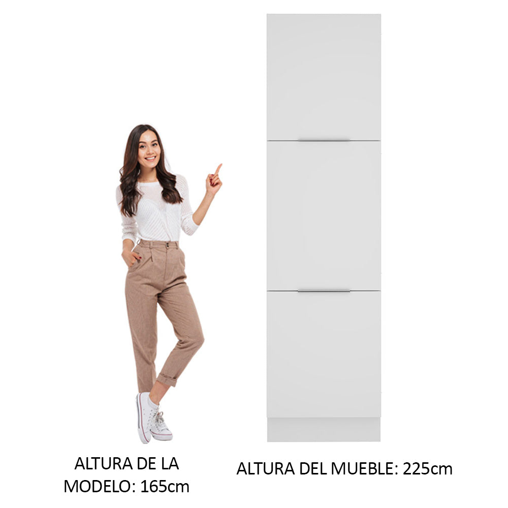 Despensero 60 x 60 cm 3 Puertas Blanco Stella Madesa