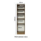 Despensero 60 x 60 cm 3 Puertas Marrón Glamy Madesa