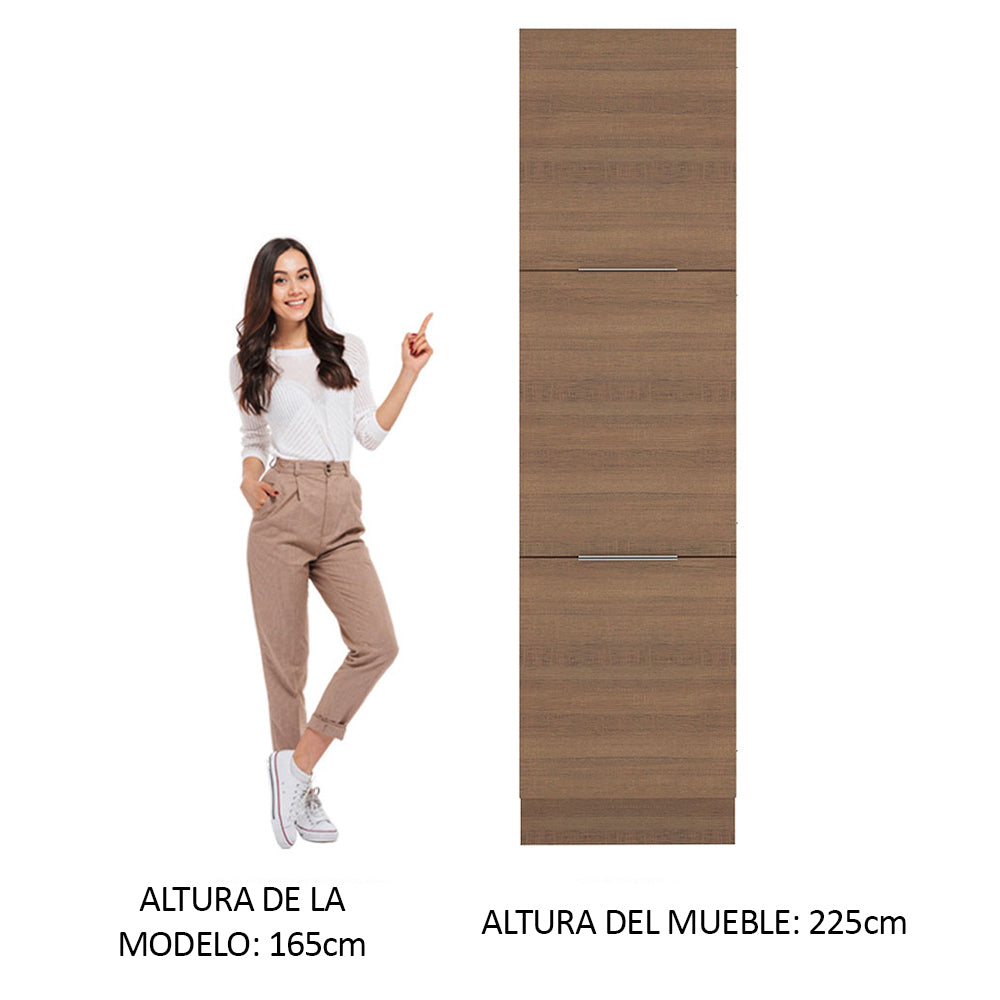 Despensero 60 x 60 cm 3 Puertas Marrón Stella Madesa
