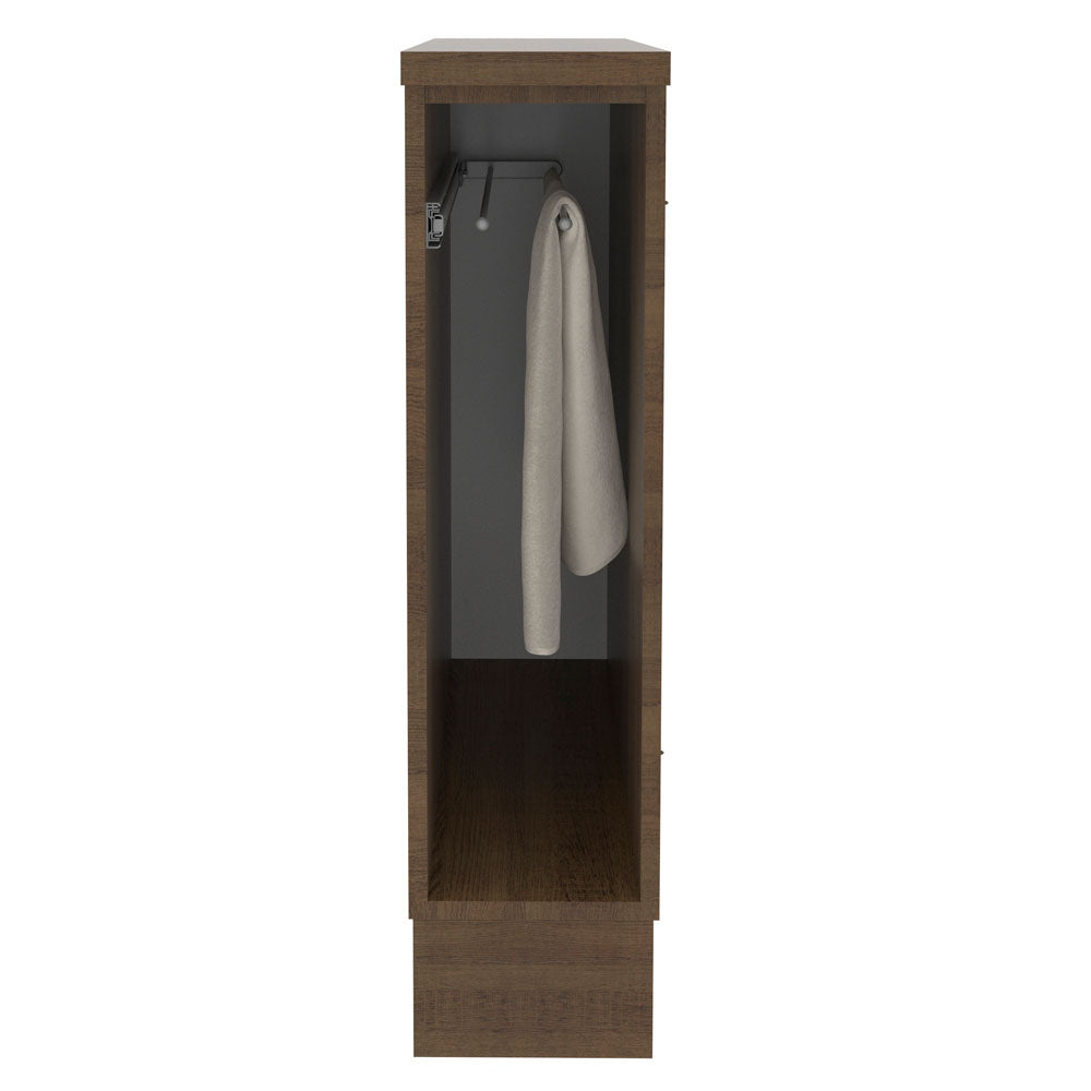 Bajo Mesada 20 cm Porta repasador para Cocinas Marrón Glamy Madesa