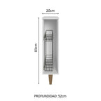 Bajo Mesada Especiero 20 cm Blanco Reims Madesa