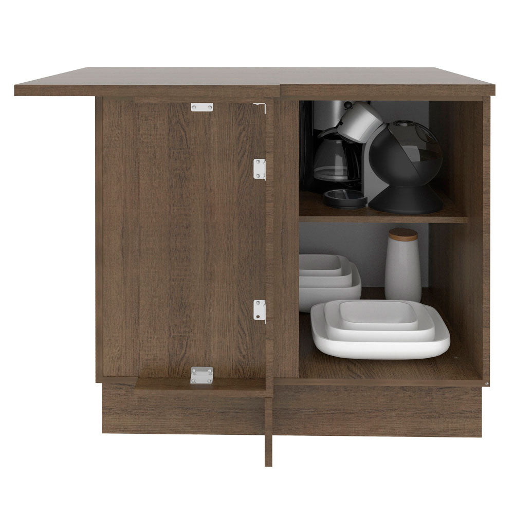 Bajo Mesada 94 cm Sin cajones 1 Puerta Stella Marrón