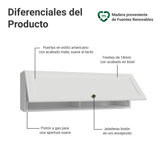 Alacena 100 cm 1 Puerta Vik Blanco