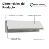 Alacena Cocina 100 cm 1 puerta rebatible Lux Madesa