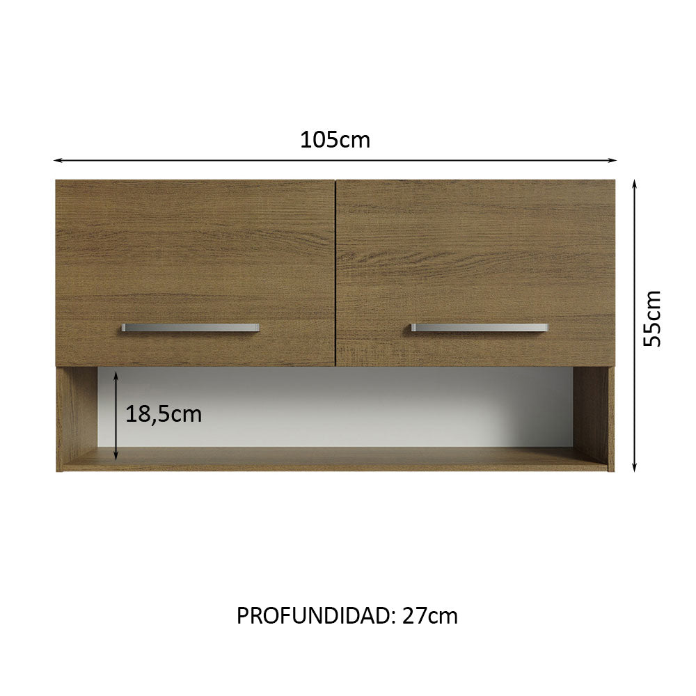 Alacena Gabinete Superior Cocina Madesa Emilly 105cm MM