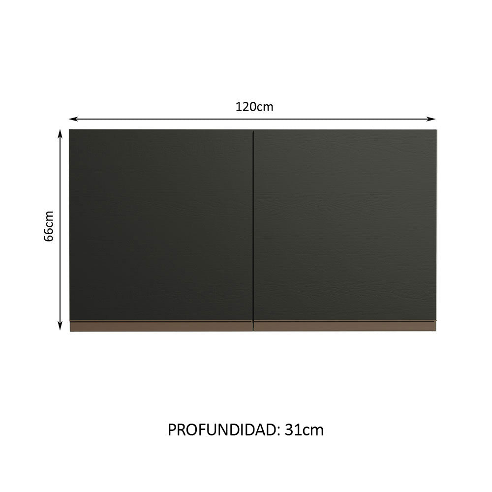Alacena Madesa Reims 120 cm 2 Puertas