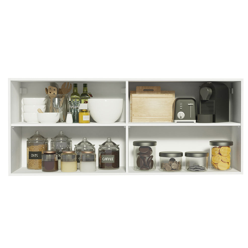 Alacena Madesa Reims 120 x 50 cm 2 Puertas Blanco