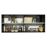Alacena Madesa Reims 120 x 50 cm 2 Puertas Negro