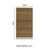 Alacena 35 cm 1 Puerta Glamy Marrón