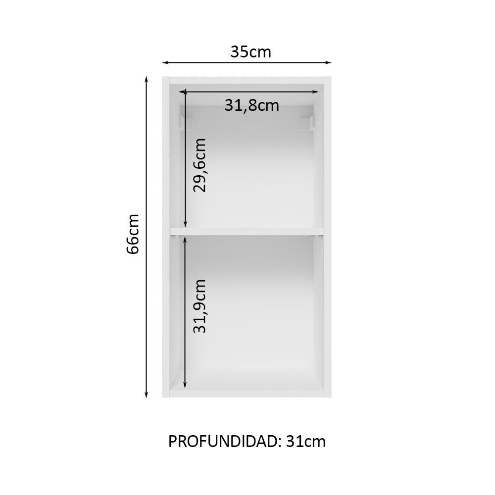 Alacena 35 cm 1 Puerta Lux