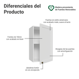 Alacena 40 cm 1 Puerta Blanco Vik Madesa