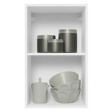 Alacena Cocina 100% MDF 40 cm 1 Puerta Blanco/Marrón Acordes Madesa