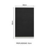 Alacena Gabinete Superior Madesa Glamy 40cm Blanco/Negro