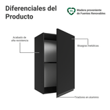 Alacena 40 cm 1 Puerta Negro Nice Madesa