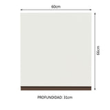 Alacena Gabinete Superior Reims 60 cm 1 Puerta Blanco