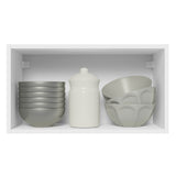 Alacena Cocina 100% MDF 60 cm 1 Puerta Abatible Blanco/Marrón Acordes Madesa