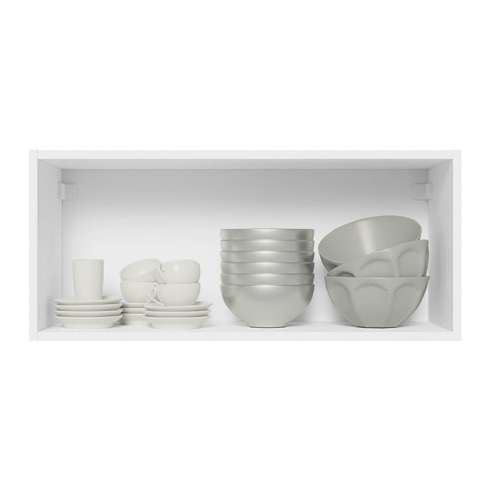 Alacena Cocina 100% MDF 70 cm 1 Puerta Abatible Blanco/Marrón Acordes Madesa