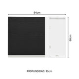 Alacena Gabinete Superior Cocina Esquina Madesa Glamy BN