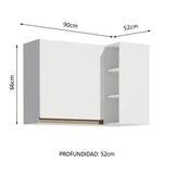 Alacena Gabinete Superior de Esquina Cocina Madesa Reims BB