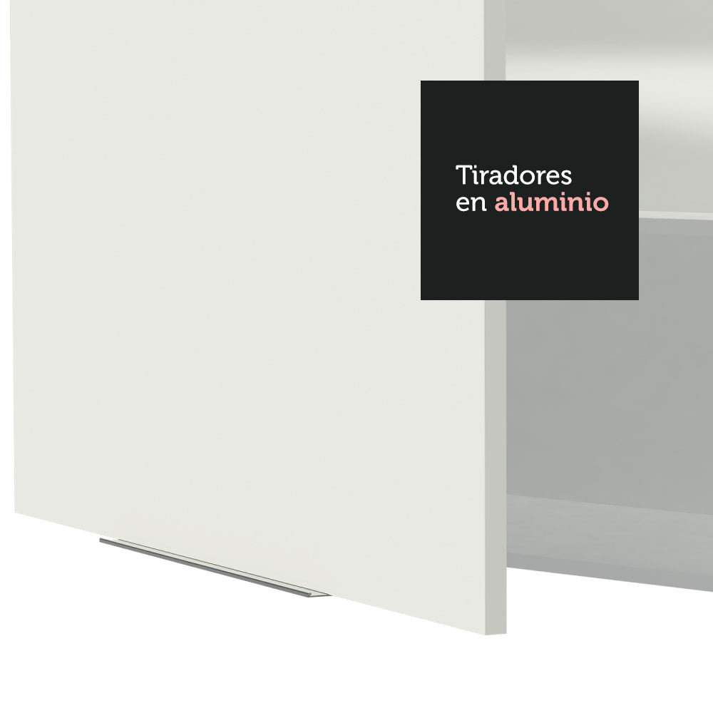 Alacena Cocina Esquinera 1 Puerta para línea de 60 cm de Profundidad Blanco Stella Madesa
