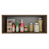 Alacena 80 cm 1 Puerta Stella Marrón/Blanco