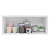 Alacena Cocina 80 cm Nicho Aberto para Cocinas Lux, Glamy, Agata, Stella Blanco Madesa