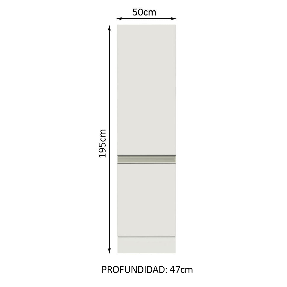 Despensero 100% MDF 2 Puertas Blanco Smart Madesa
