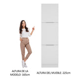 Despensero 60 cm 3 Puertas Blanco Stella Madesa