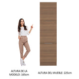 Despensero 60 cm 3 Puertas Marrón Stella Madesa