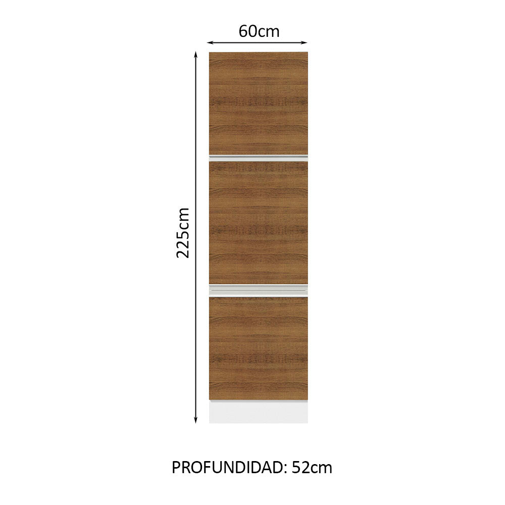 Mueble Despensa Madesa Glamy 3 Puertas - Blanco