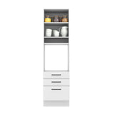 Mueble para Horno y Microondas Madesa Agata 60 cm Blanco
