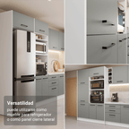 Panel de Cierre Lateral para Cocina 225 x 60 cm Blanco Madesa