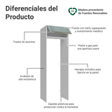 Mueble para empotrar Heladera 73 cm 1 Puerta Abatible Blanco/Gris Lux Madesa