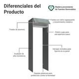 Mueble para empotrar Heladera 73 cm 1 Puerta Abatible Gris/Blanco/Gris Lux Madesa
