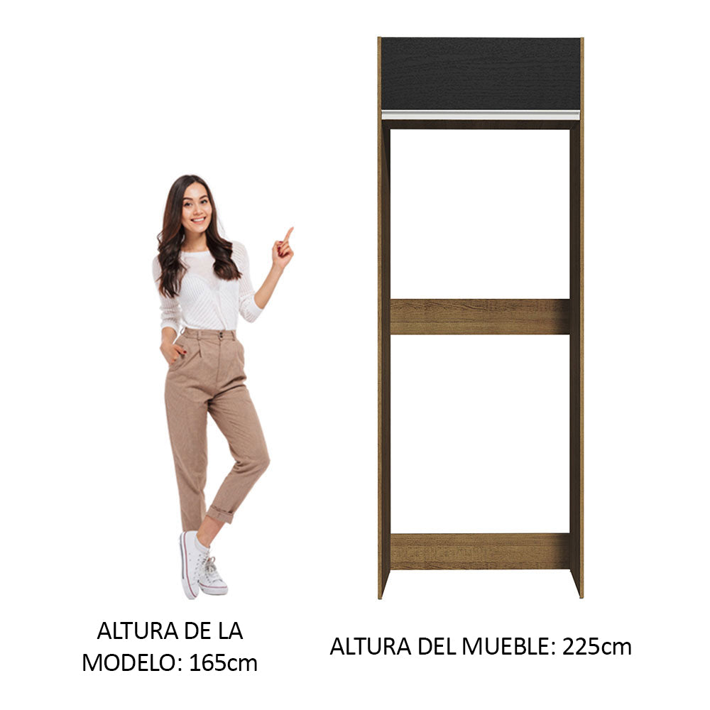 Mueble para empotrar Heladera Madesa Glamy Puerta Rebatible