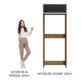 Mueble para empotrar Heladera Madesa Glamy Puerta Rebatible