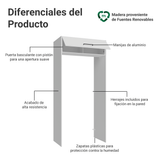 Mueble para empotrar Heladera 103 cm 1 Puerta Abatible  Blanco Agata Madesa