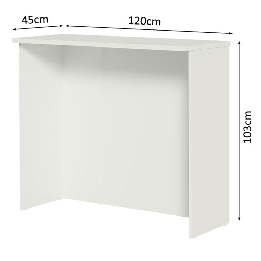 Isla de Cocina con Barra desayunador Madesa 120cm B1