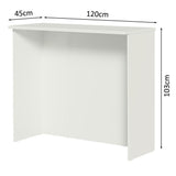 Isla de Cocina con Barra desayunador Madesa 120cm B1