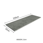 Tapa para Bajo Mesada 150 x 52 cm Gris Madesa